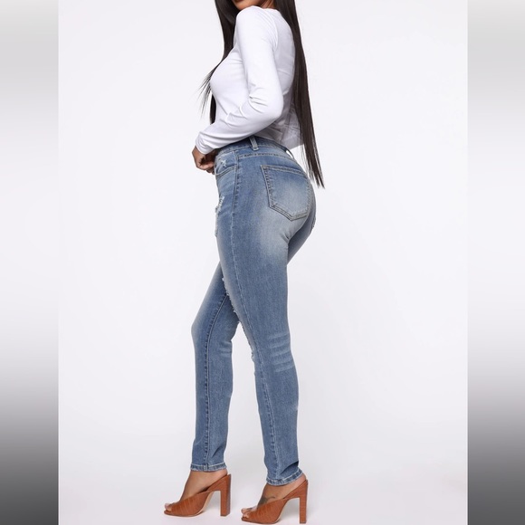 Fashion Nova Skinny Jeans Size 3 - Picture 3 of 8
